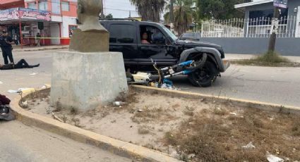 Robo de boletas en Ensenada: Motociclistas se estrellan al escapar de casilla del INE