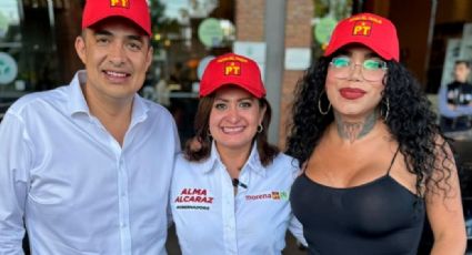 Paola Suárez, de 'Las Perdidas' y candidata a Diputada Local de Guanajuato, emite su voto