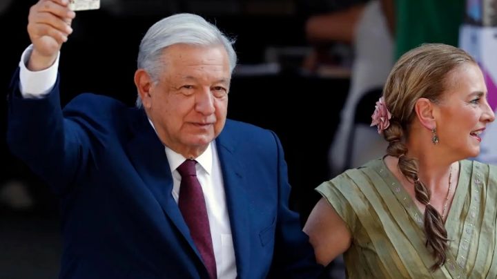 VIDEO: AMLO rompe el silencio tras votar por la nueva presidenta de México