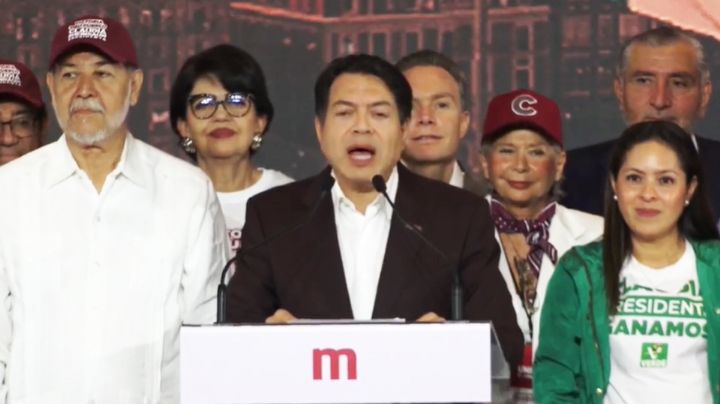 Mario Delgado declara ganadora a Sheinbaum: "Le cerramos la boca a una oposición diminuta"