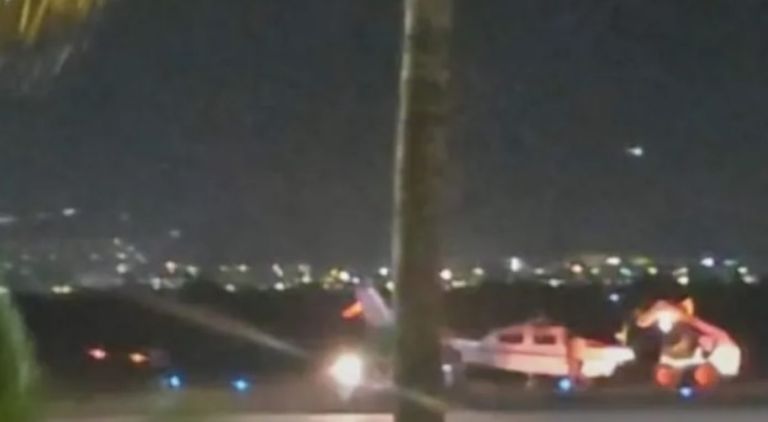La avioneta tuvo un aterrizaje abrupto debido a una falla mecánica