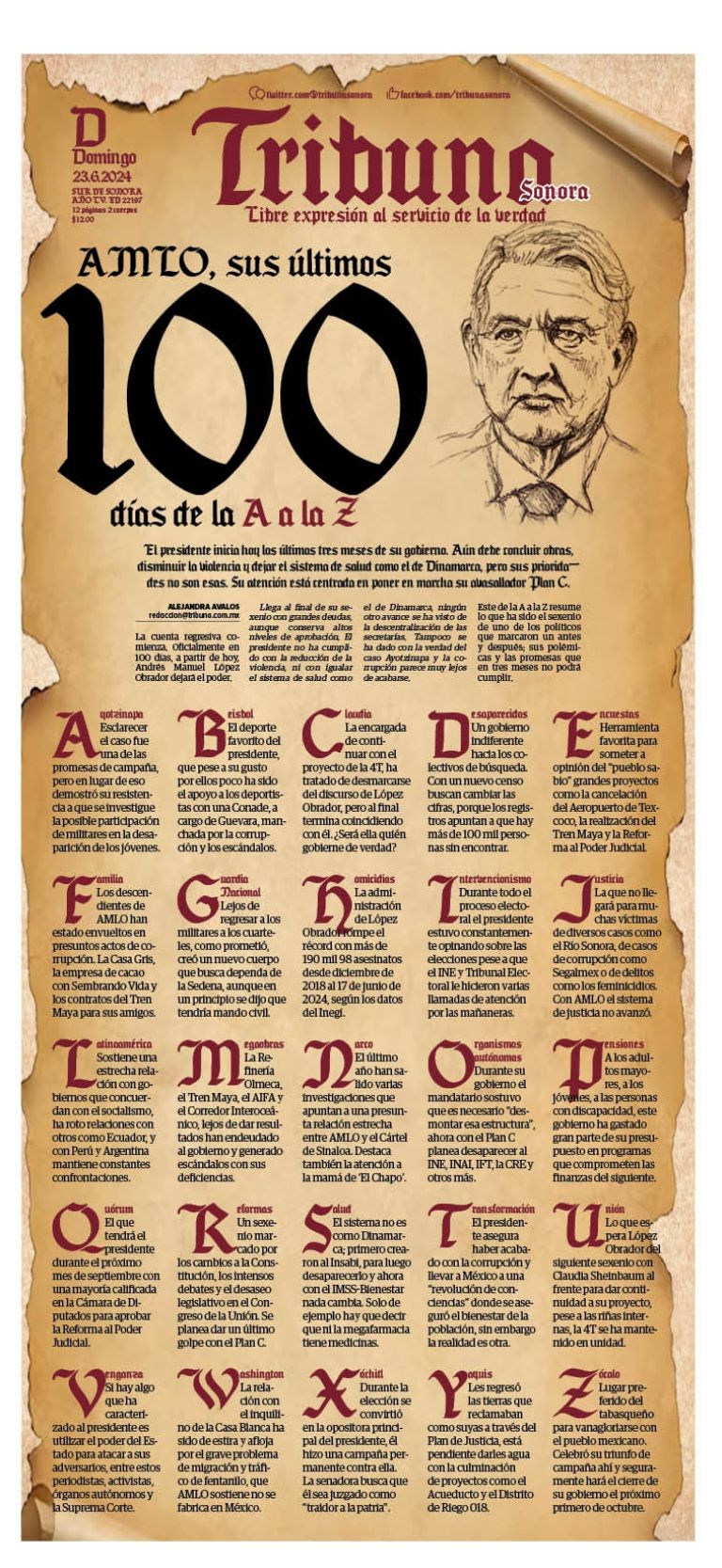 Portada 100 días AMLO