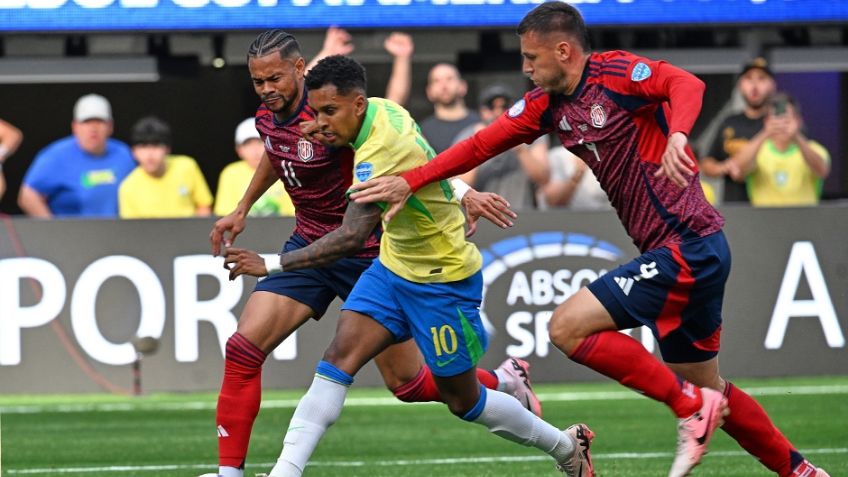 El 'Joga Bonito' no llegó a la Copa América 2024; Brasil empata con Costa Rica