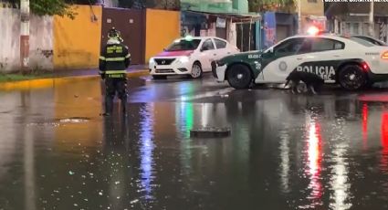 Reparan drenaje en Tláhuac tras inundaciones provocadas por fuertes lluvias del lunes