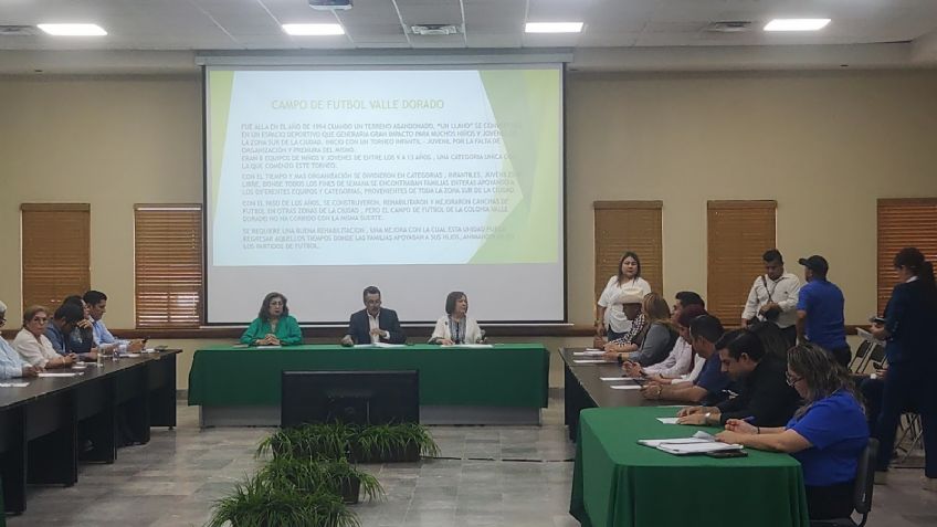 Ayuntamiento de Cajeme apoya proyecto de rehabilitación de parque en la colonia Valle Dorado
