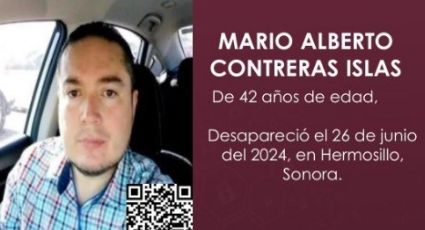 ¿Lo has visto? Emiten ficha de búsqueda de Mario Alberto; desapareció en Hermosillo