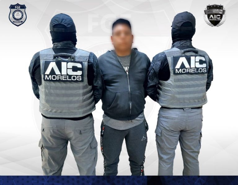 Detienen a presunto feminicida en Morelos. Foto: Twitter