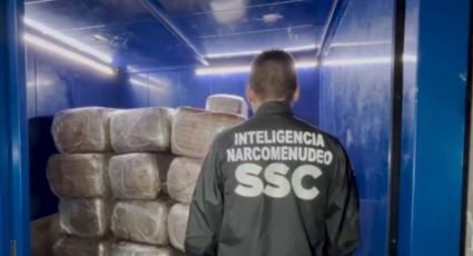 Golpe al narco: Aseguran 600 kilos de marihuana en el Centro Histórico de la CDMX