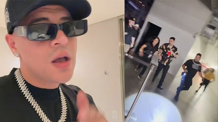 Eduin Caz de Grupo Firme sufre terrible caída y no se sabe nada de él