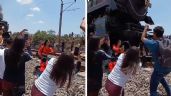Foto ilustrativa de la nota titulada Selfie termina en tragedia: Muere mujer golpeada por locomotora 'Emperatriz' en Hidalgo