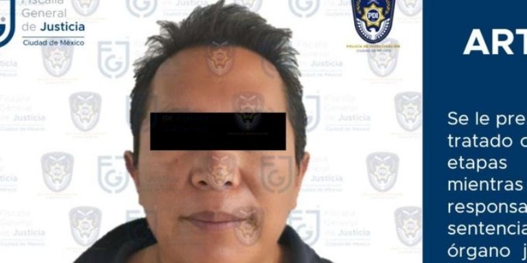 Detienen a violador de la CDMX. Foto: Twitter