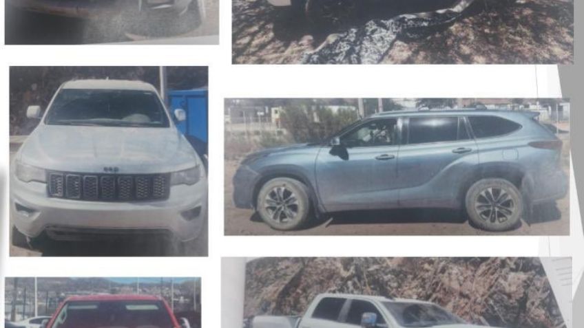 Autoridades dan duro golpe al narco en Sonora: Aseguran más de 20 vehículos y arsenal