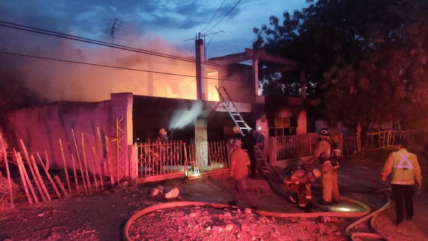 Adulto mayor resulta con lesiones tras incendiarse su casa en Navojoa