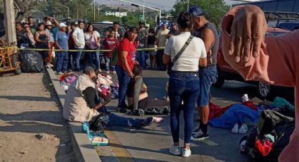 VIDEO: Camioneta atropella a seis personas en tianguis de Tonalá; se reporta un muerto