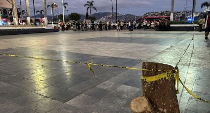 Dron arroja artefacto explosivo en Zócalo de Acapulco; 4 personas sufrieron quemaduras