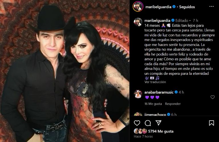 Maribel Guardia recuerda a Julián Figueroa en su aniversario