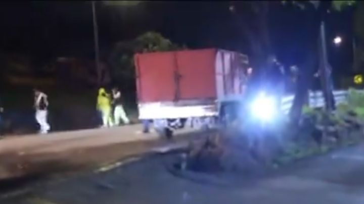 Fatal accidente en la México-Cuernavaca: Conductor atropella a 4 trabajadores; están graves