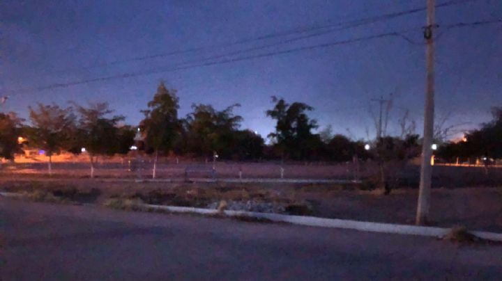 Denuncian falta de alumbrado en el parque ‘Los Hoyones’ en Navojoa