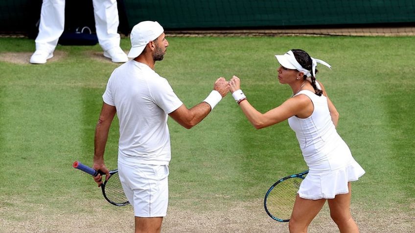 Santiago González y Giuliana Olmos sacan boleto a semis de Wimbledon en dobles