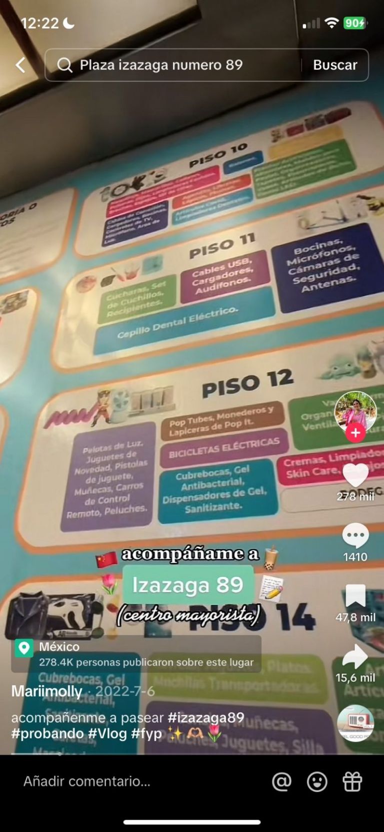 En TikTok solían hacerse reseñas del lugar