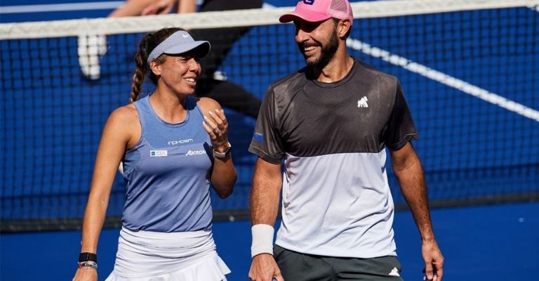 La pareja supo acoplarse muy bien durante el torneo