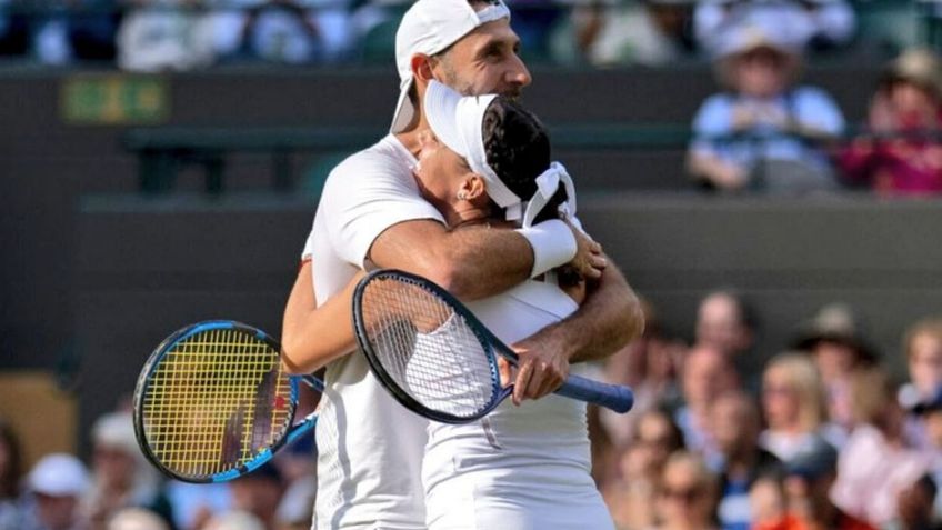 Los mexicanos Santiago y Giuliana hacen historia en Wimbledon y van por más
