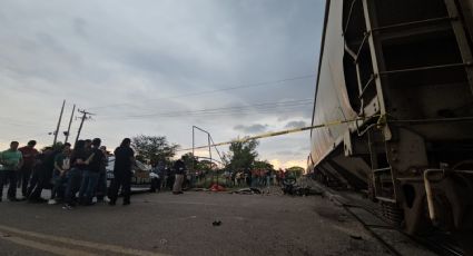 Se lo lleva el tren: Motociclista muere atropellado por el ferrocarril en Culiacán