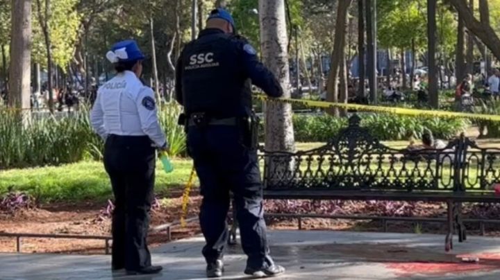 Balacera en la Alameda Central deja un lesionado y tres detenidos en el Centro Histórico