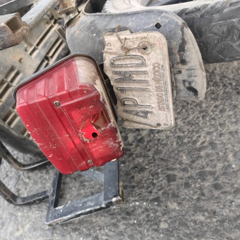 Motociclista muerto en la México-Puebla