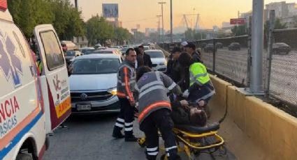 Caos en Circuito Interior tras brutal accidente; una mujer resulto lesionada