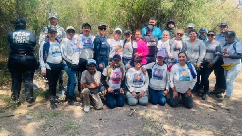 Altas temperaturas no frenan a las Guerreras Buscadoras de Cajeme