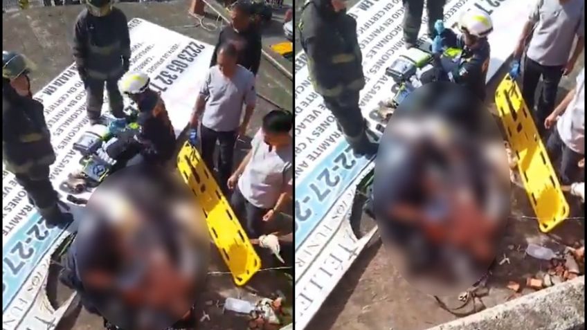 3 hombres terminan electrocutados tras intentar quitar un anuncio en Puebla; 1 perdió la vida