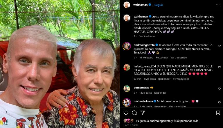 Fallece el padre de Alfonso Waithsman