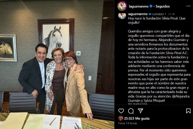 Alejandra Guzmán y Sylvia Pasquel crean fundación Silvia Pinal