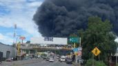 Foto ilustrativa de la nota titulada Se reporta fuerte incendio en la carretera Atlixco-Puebla; una pipa de gas explotó