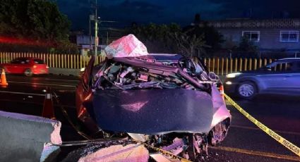 Fatídico Accidente: Vehículo se estrella en la México-Puebla; se reportan dos muertos