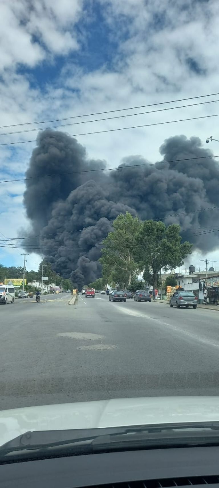 Explosión en la Atlixco-Puebla