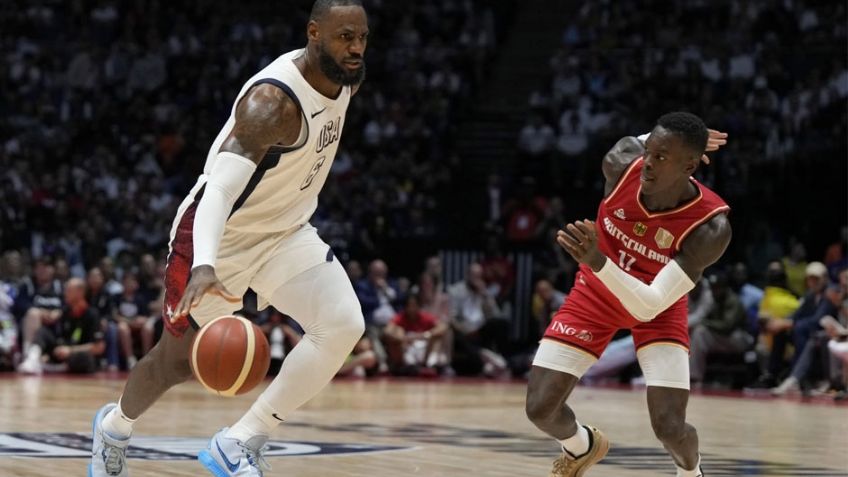 De nuevo, LeBron James rescata a los Estados Unidos, previo a París 2024