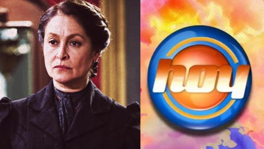 Tras 'romance lésbico' y 3 años retirada, villana vuelve a novelas de Televisa y llega a 'Hoy'