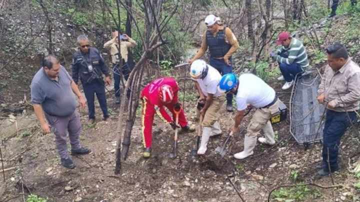 Macabro hallazgo: localizan cuerpo de mujer enterrado en Ixtapan de la Sal