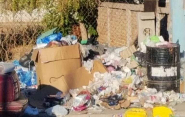 La basura sigue acumulándose en la vía pública de Empalme