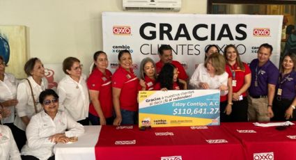 Fundación ‘Estoy Contigo’ recibe donativo de Oxxo para continuar su noble labor