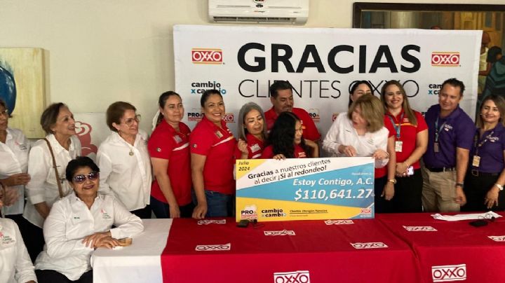 Fundación ‘Estoy Contigo’ recibe donativo de Oxxo para continuar su noble labor