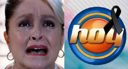 ¡Está destrozada! Tras dolorosa muerte, actriz de Televisa reaparece de luto y llora en 'Hoy'