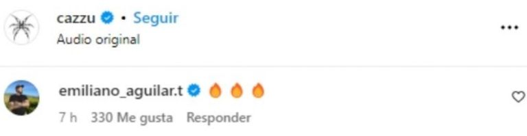 Emiliano Aguilar le envía mensaje a Cazzu