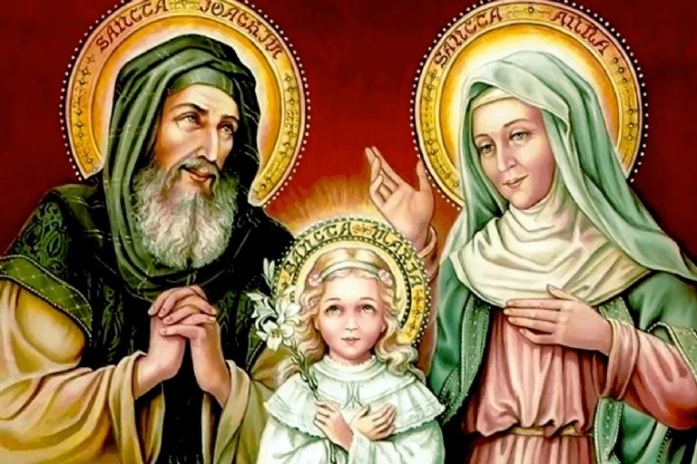 Santa Ana y San Joaquín, padres de la Virgen María