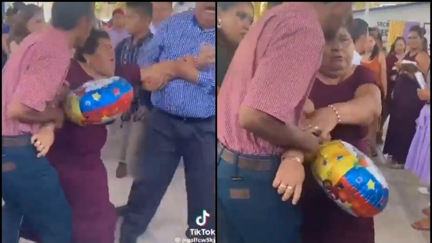 Graduación de telesecundaria en Tabasco termina como pelea campal; el VIDEO se hizo viral