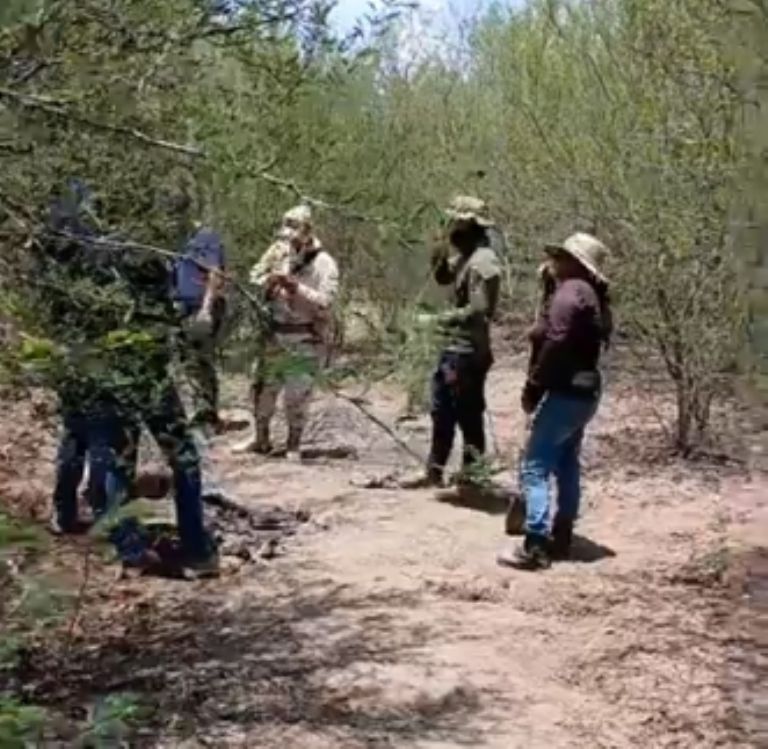 El lugar donde se hizo el descubrimiento en Cajeme