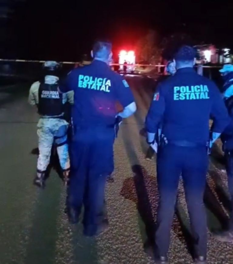 Autoridades acordonaron la escena del crimen