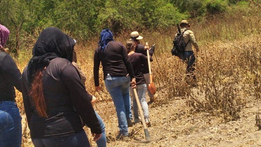 Colectivo de búsqueda localiza restos óseos en predio a las afueras de Ciudad Obregón